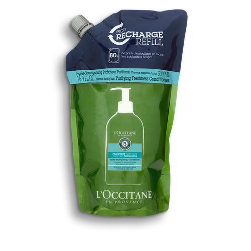 view 1/1 of Aromachologie Purifying Freshness Conditioner Refill 500 ml | L’Occitane en Provence