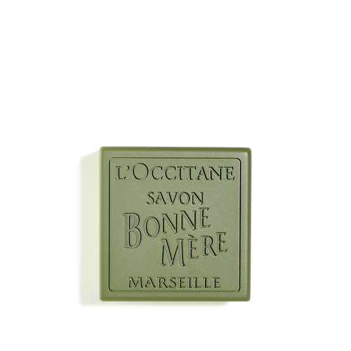 view 1/2 of Bonne Mère Rosemary & Sage Soap 3.5 oz | L’Occitane en Provence