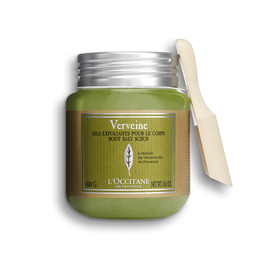 view 1/2 of Verbena Body Salt Scrub 400 ml | L’Occitane en Provence