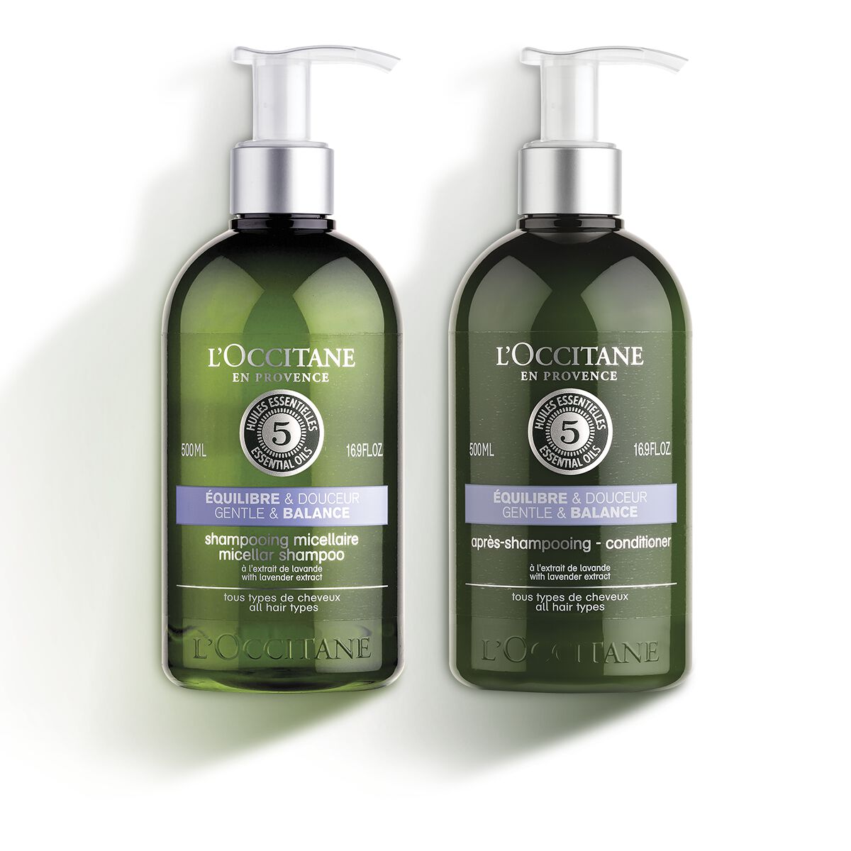 L'occitane Gentle & Balance Shampoo & Conditioner