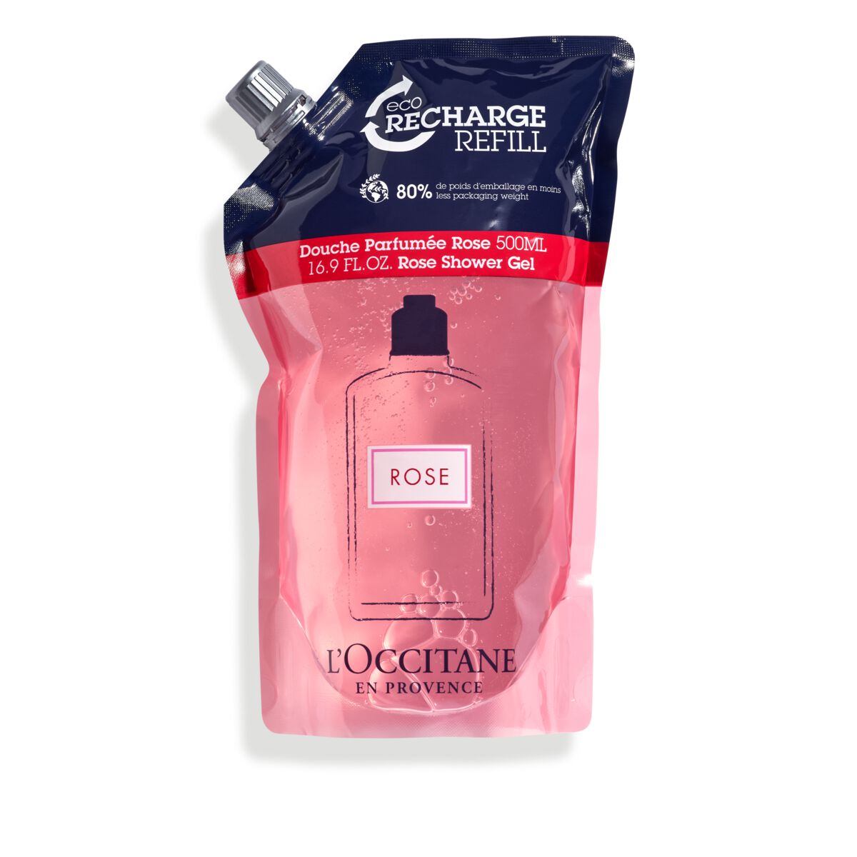 L'occitane Rose Shower Gel Refill In Pink