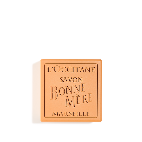 view 1/2 of Bonne Mère Lime Tangerine Soap 3.5 oz | L’Occitane en Provence