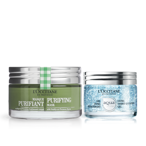 view 1/1 of Purifying & Hydrating Skincare Duo  | L’Occitane en Provence