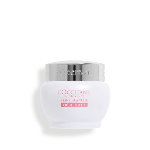 view 1/7 of Reine Blanche Rich Cream Brightening Ultra-Moisturizer 1.7 oz | L’Occitane en Provence