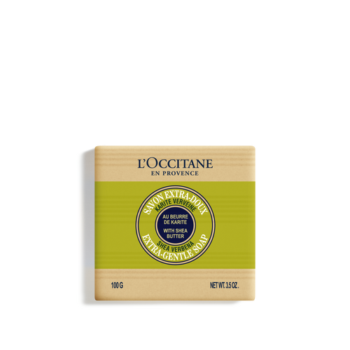 view 1/4 of Shea Verbena Extra-Gentle Soap 100 g | L’Occitane en Provence