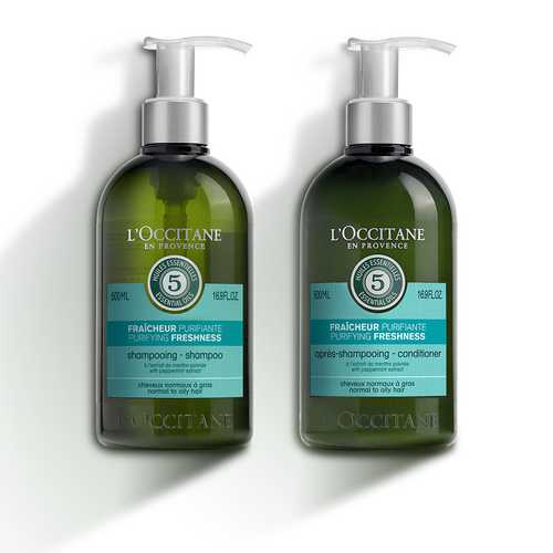 view 1/1 of Purifying Freshness Shampoo & Conditioner  | L’Occitane en Provence