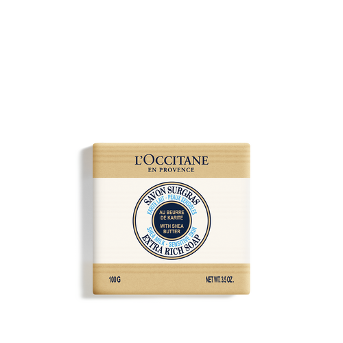 view 1/2 of Shea Milk Sensitive Skin Extra Rich Soap 3.5 oz | L’Occitane en Provence
