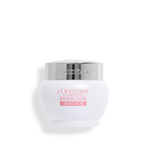 view 1/6 of Reine Blanche Rich Cream Brightening Ultra-Moisturizer 1.7 oz | L’Occitane en Provence
