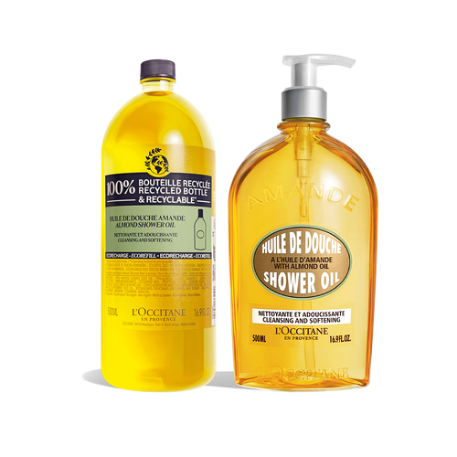 Almond Shower Oil Refill Duo, , CA