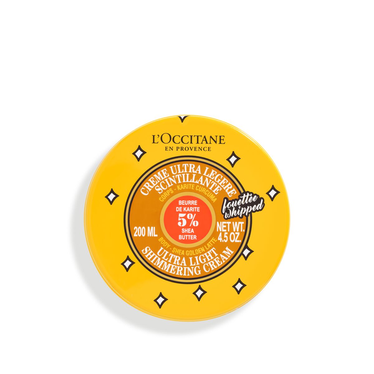 L'occitane Shea Golden Latte Ultra Light Shimmering Cream