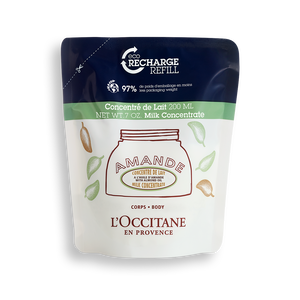 Éco-Recharge Concentré de Lait Amande 200 ml | L’Occitane en Provence