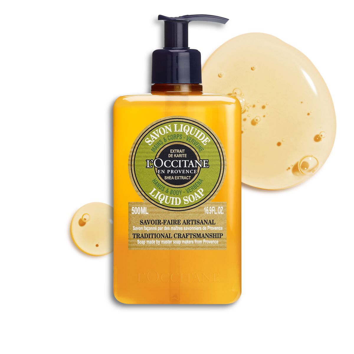 L'occitane Shea Hands & Body Verbena Liquid Soap 16.9 Fl oz