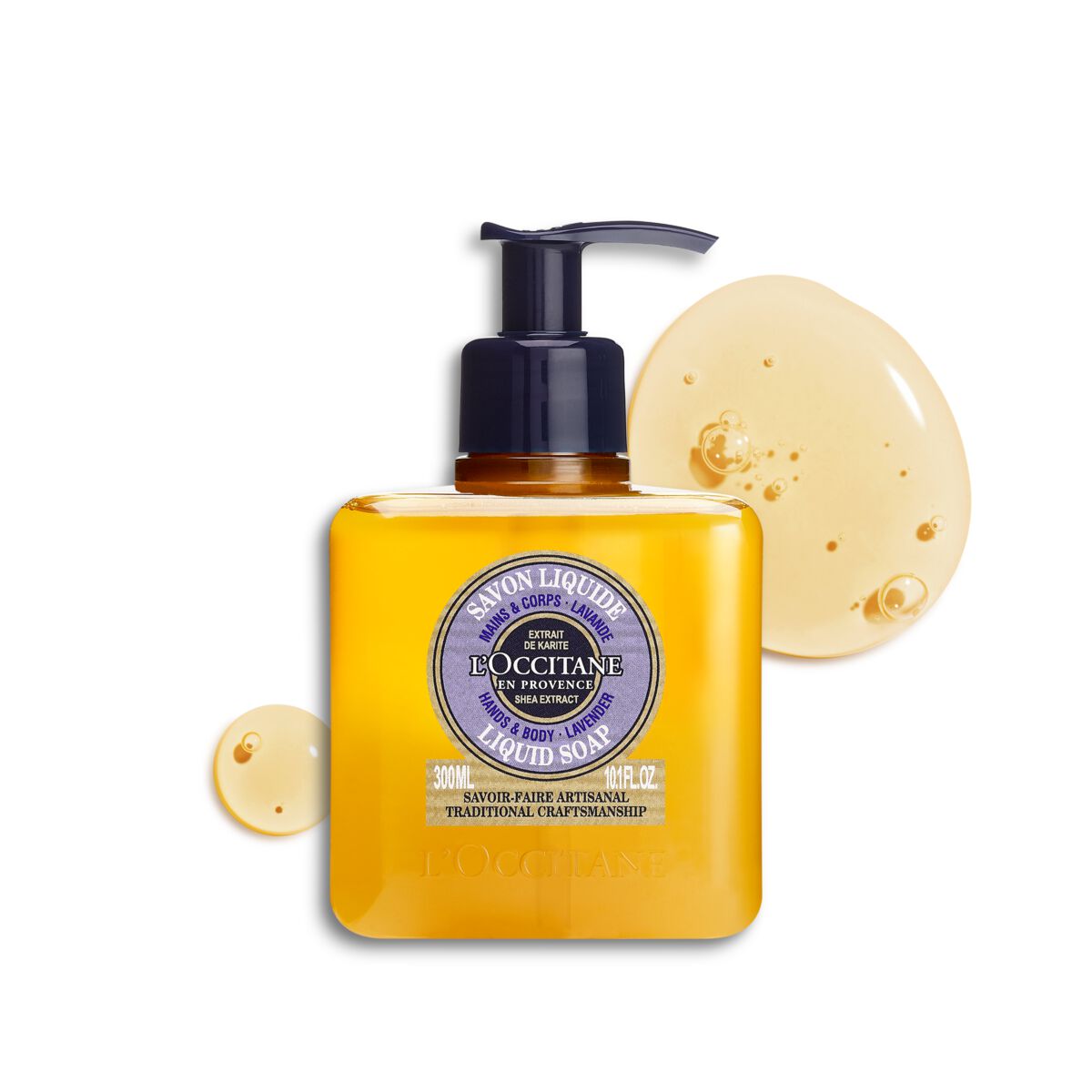 L'occitane Shea Hands & Body Lavender Liquid Soap 10.1 Fl oz